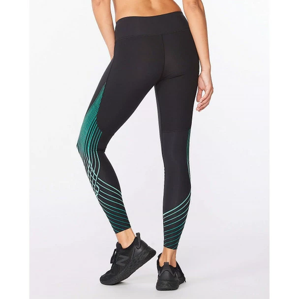 2XU Women's Motion Texture Mid-Rise Compression Tight - 2021 2 2XU Women's Motion Texture Mid-Rise Compression Tight - 2021 - Image 2