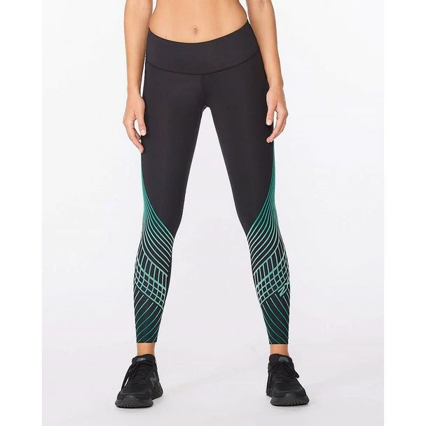 2XU Women's Motion Texture Mid-Rise Compression Tight - 2021 1 2XU Women's Motion Texture Mid-Rise Compression Tight - 2021