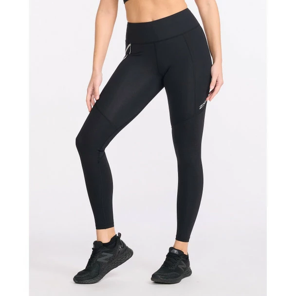 2XU Women's Aero Vent Mid-Rise Compression Tights - 2022 1 2XU Women's Aero Vent Mid-Rise Compression Tights - 2022