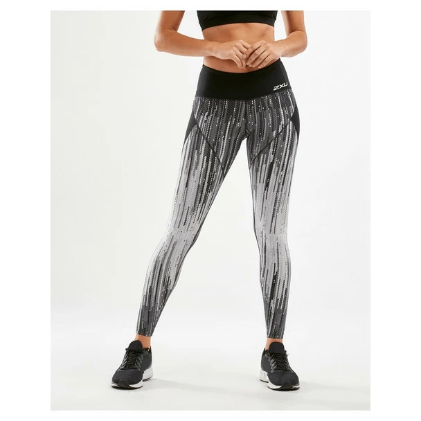 2XU Women's Mid-Rise Panel Compression Tights - 2020 1 2XU Women's Mid-Rise Panel Compression Tights - 2020